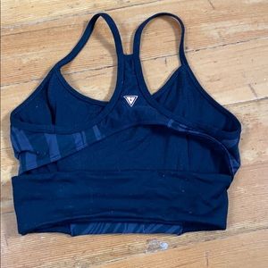 Yoga smoga aurum black crop top tank 4